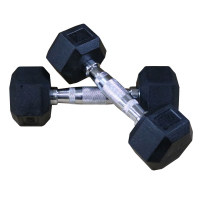 Гантели DFC гексаг. обрезиненная пара DB001-8 кг